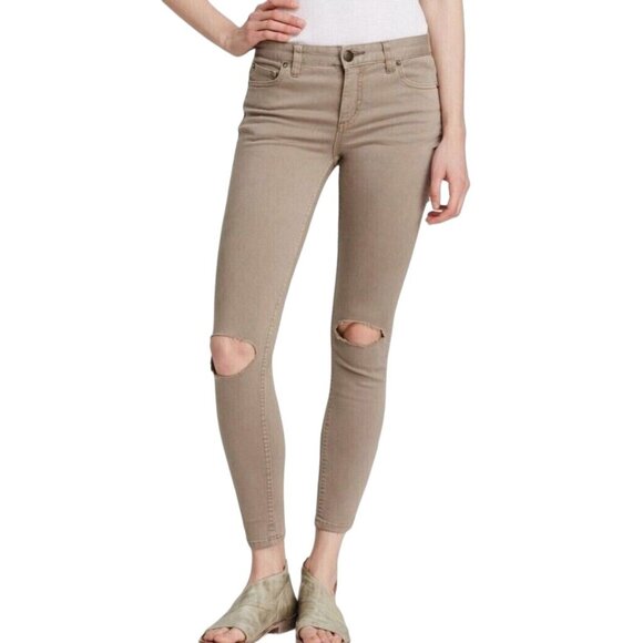 Free People Denim - Free People Skinny Leg Jean Steel Wash Low Rise Size 28 New With tag